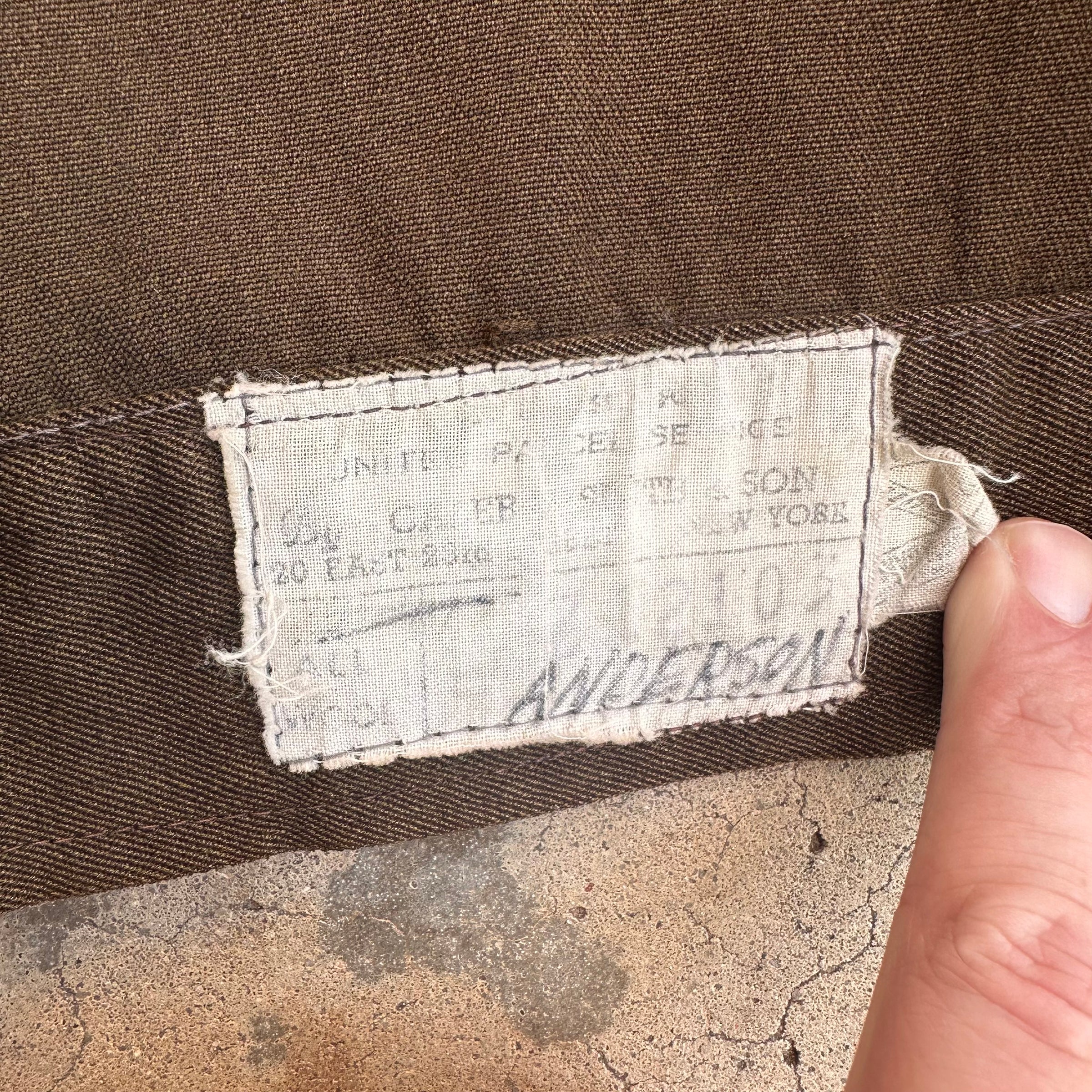 1940’s/50’s United Parcel Service Wool Work Jacket Medium 23” Chest