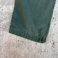 1960’s US Army First Pattern Sateen Fatigue Pants 26” - 28” x 28”
