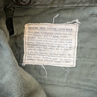 1940’s WWII M-43 Field Trousers 34” x 33.5”