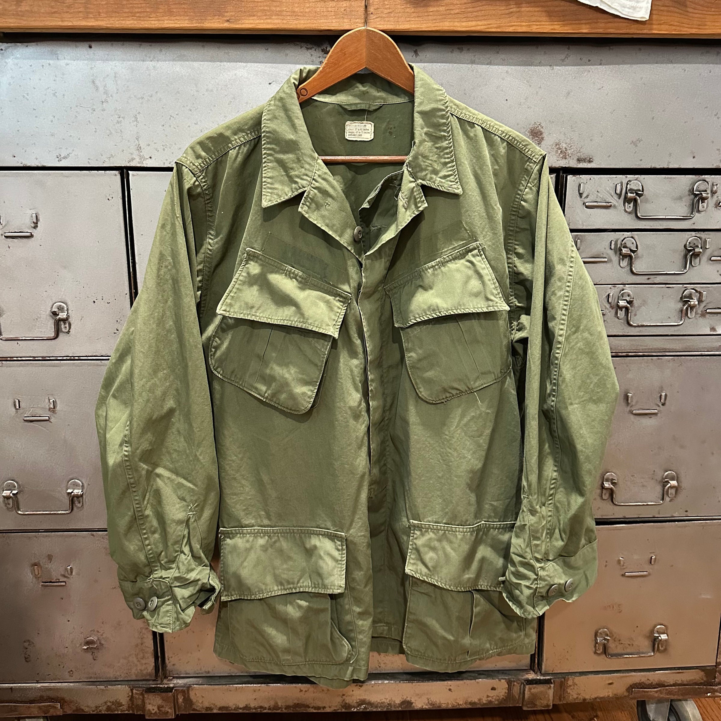 1960’s Vietnam War Poplin Jungle Jacket Medium Regular