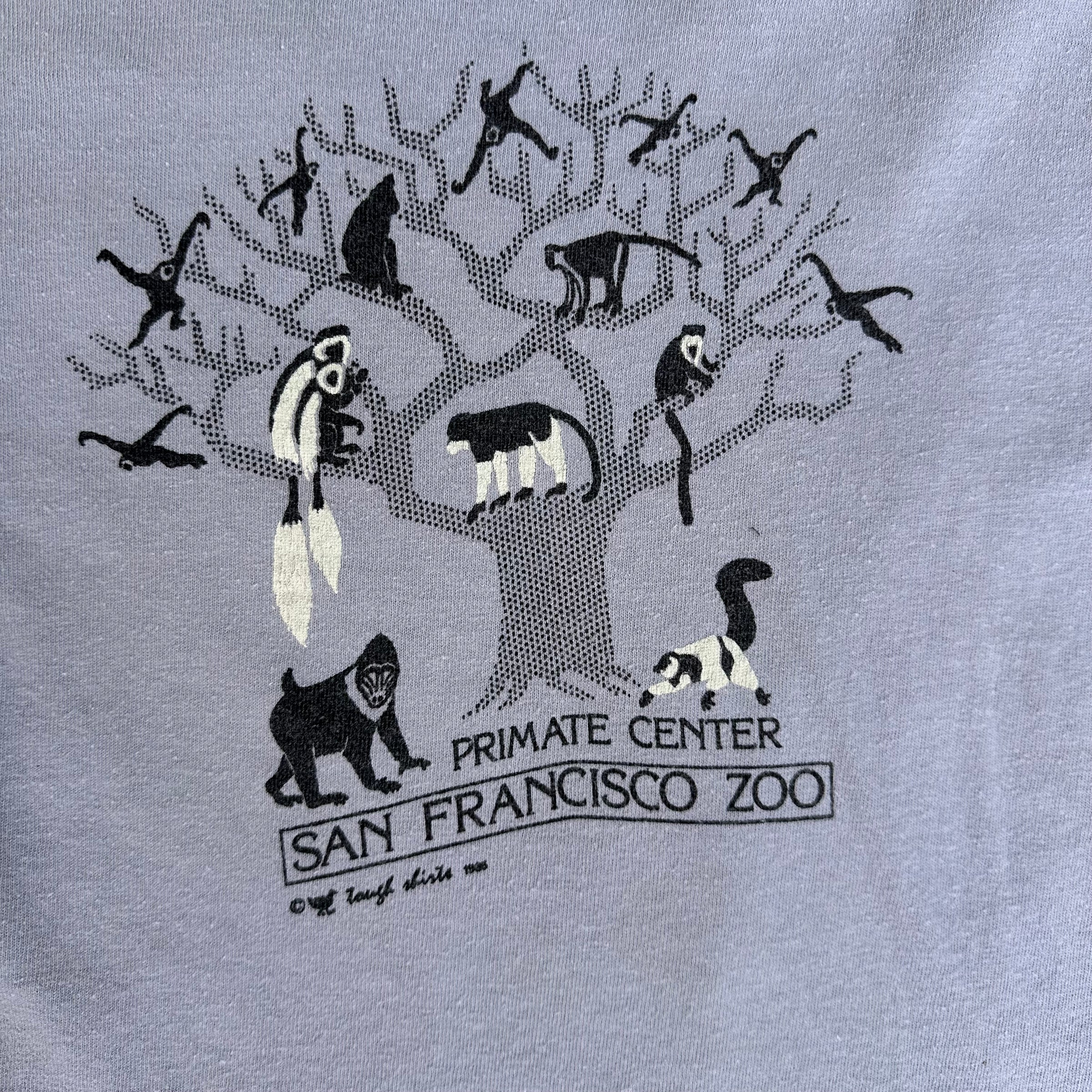 1980’s San Francisco Zoo Primate Center T-Shirt Small