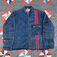1960’s Pro’s Pick Whipcord Denim Motorcycle Jacket 25” Chest