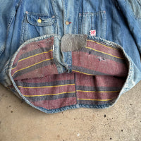 1950’s/60’s Fly’s Blanket Lined Denim Chore Jacket XL