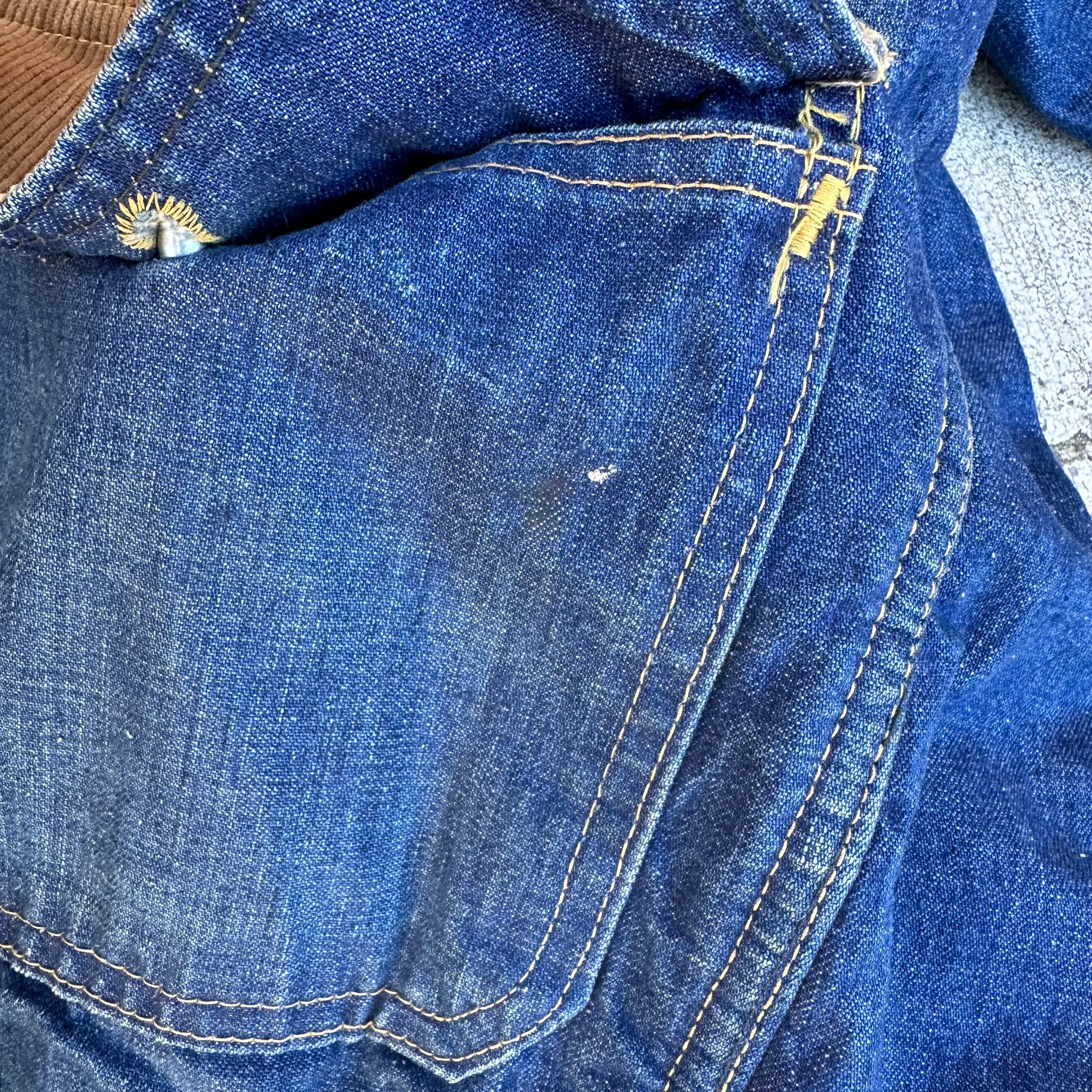 1950’s Big Smith Blanket Lined Denim Jacket Medium