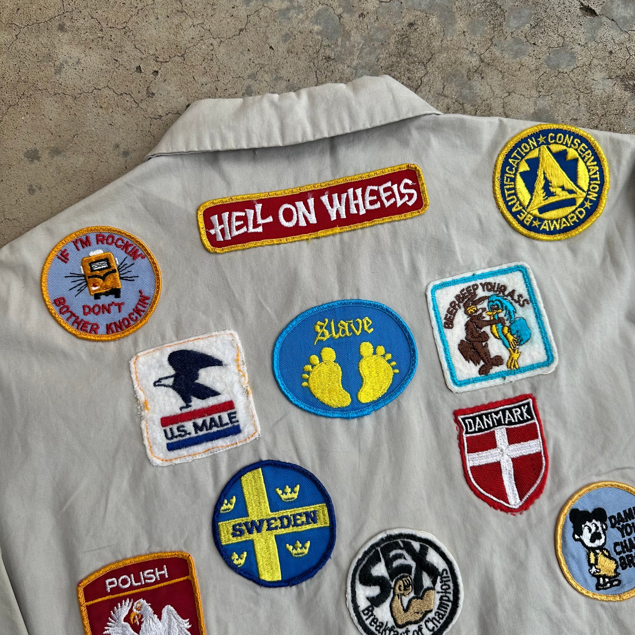 1970’s Novelty Patch Jacket Medium