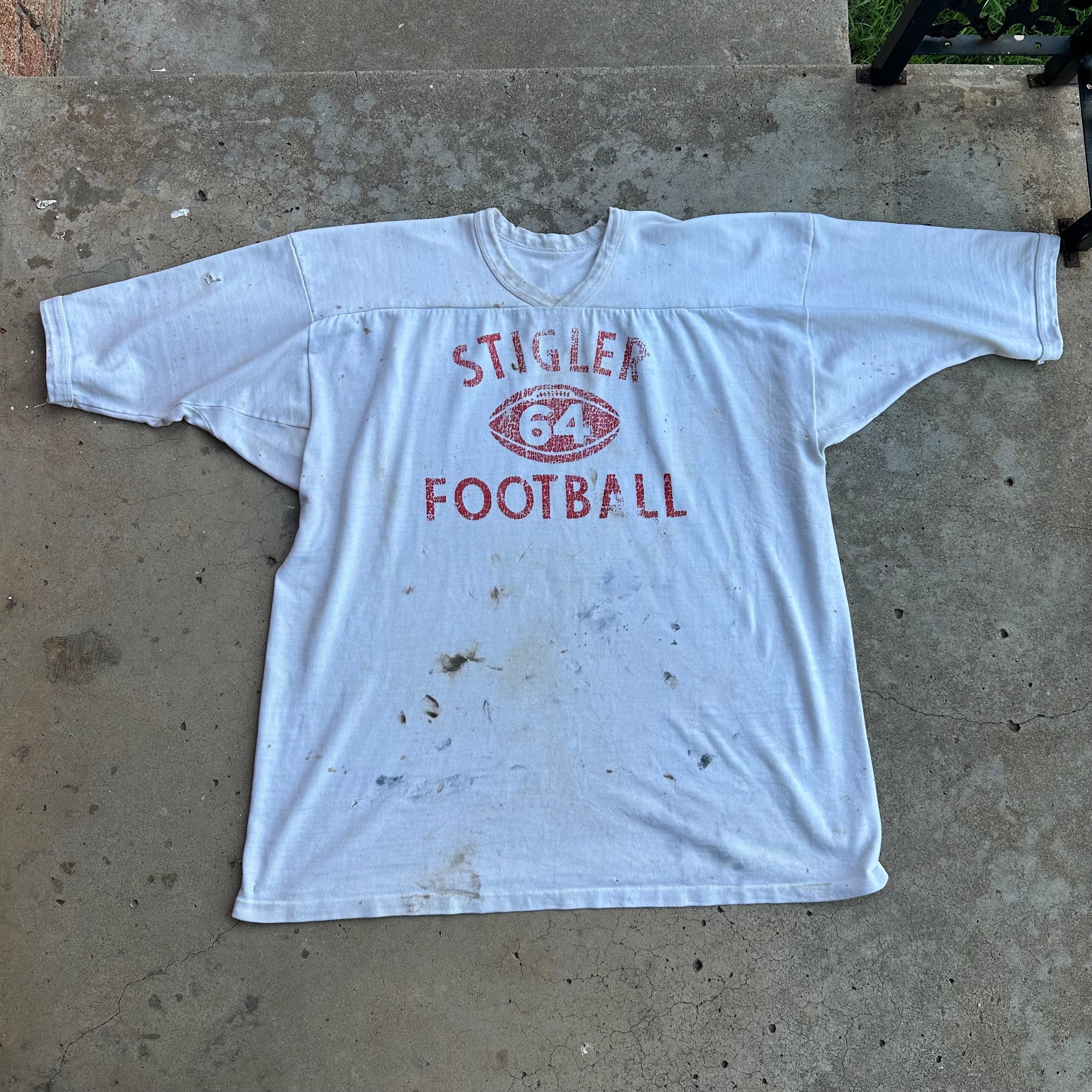 1960’s Stigler Cotton Football Jersey XL