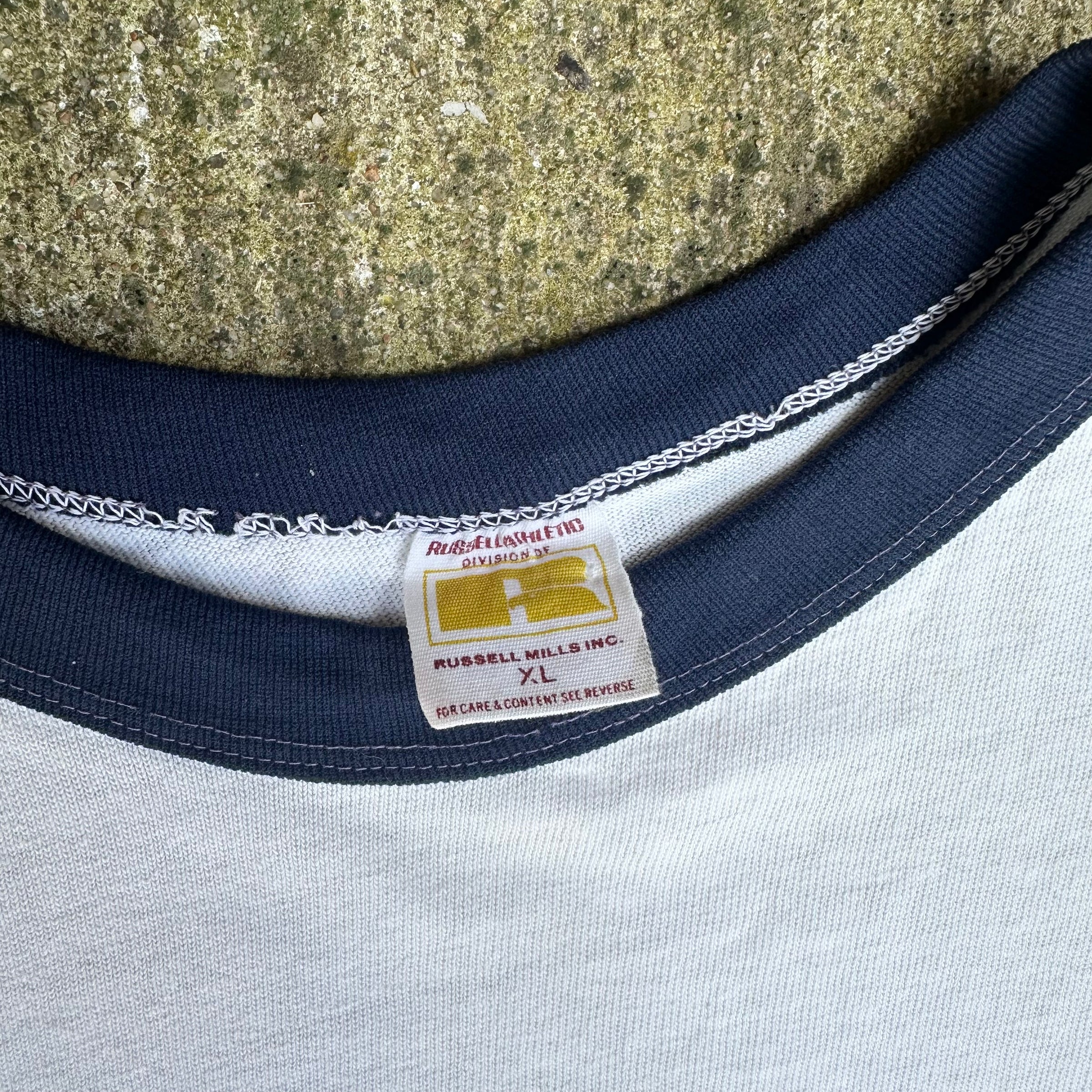 1970’s Russell Athletic Cotton Baseball T-Shirt Large