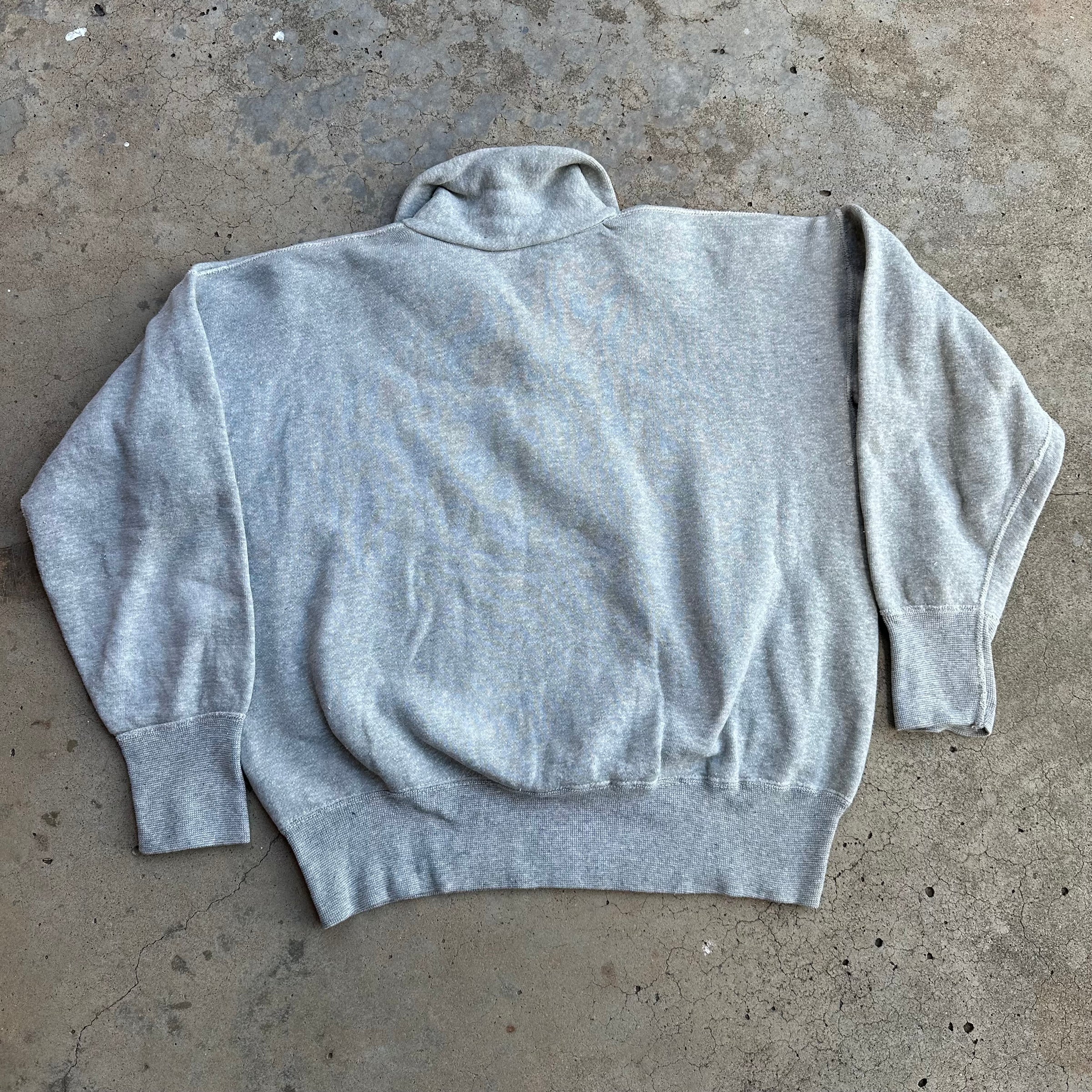 1940’s/50’s Sayreville Bombers Quarter Zip Sweatshirt 24” Chest