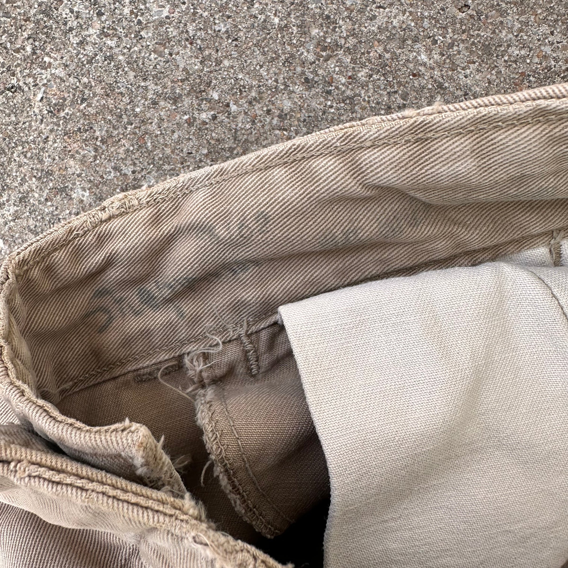 1940’s USMC Khaki Chino Pants 30” x 29”