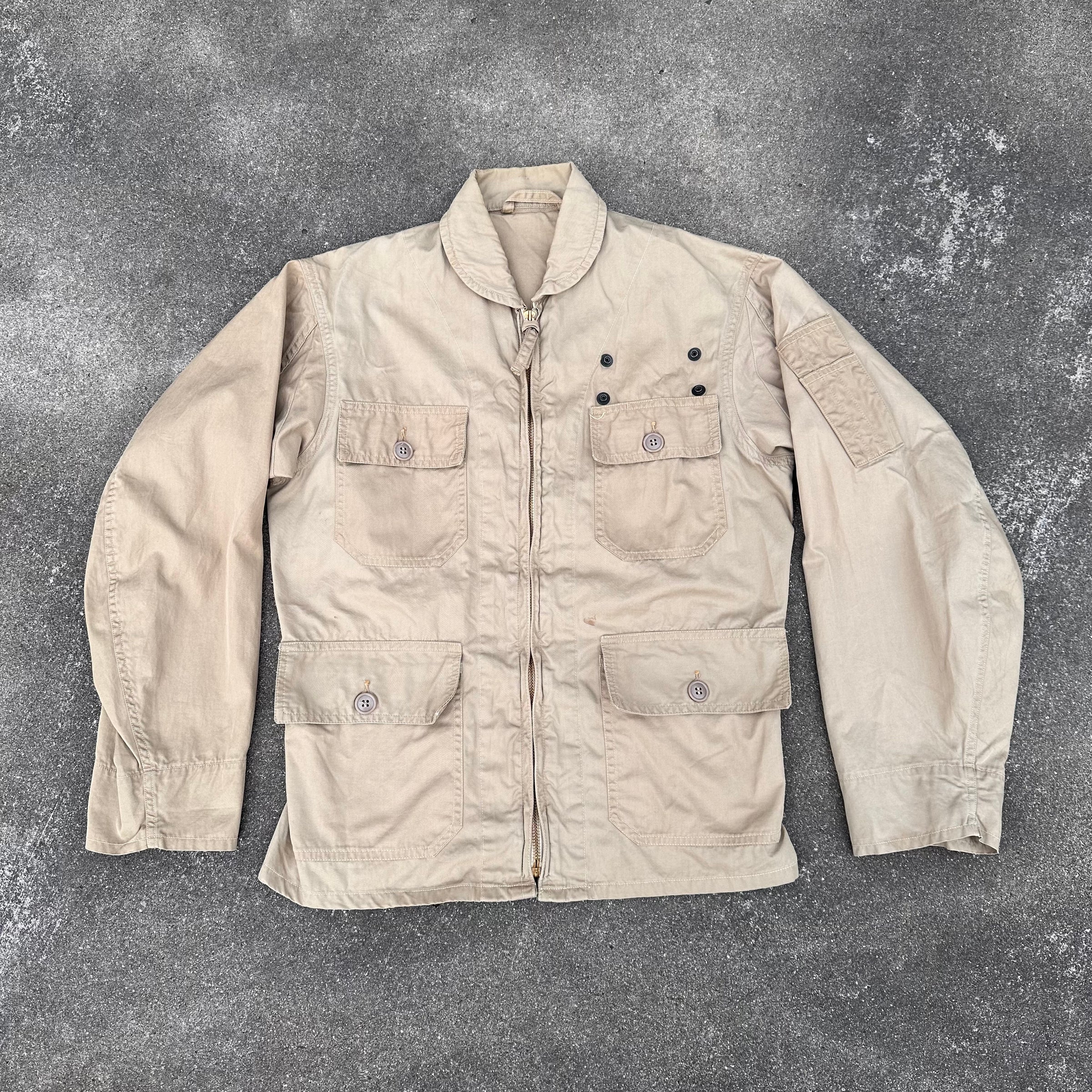 1940’s WWII US Navy M-716 Summer Flying Jacket Size 36