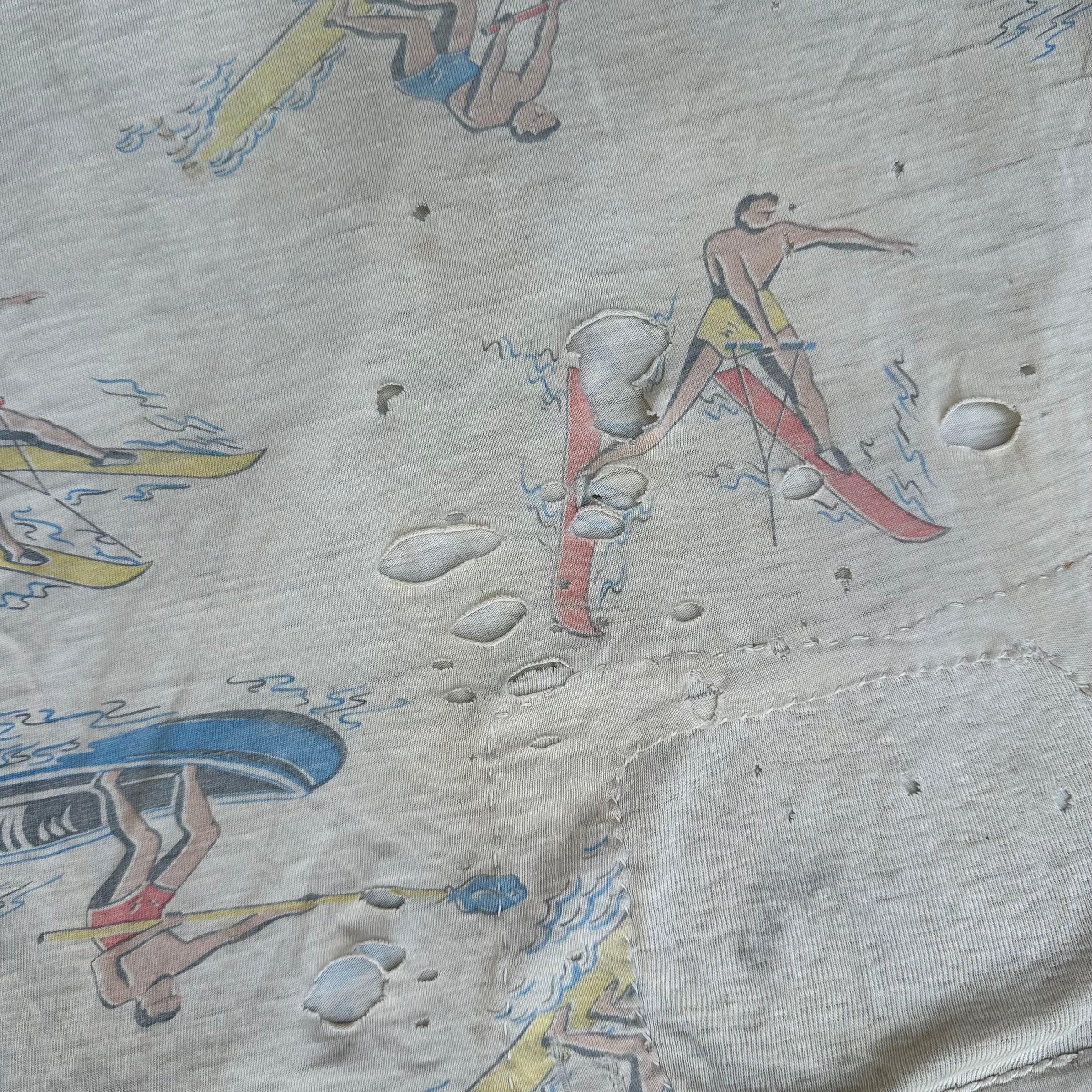 1950’s Thrashed Rockabilly Watersports T-Shirt 17.5” Chest