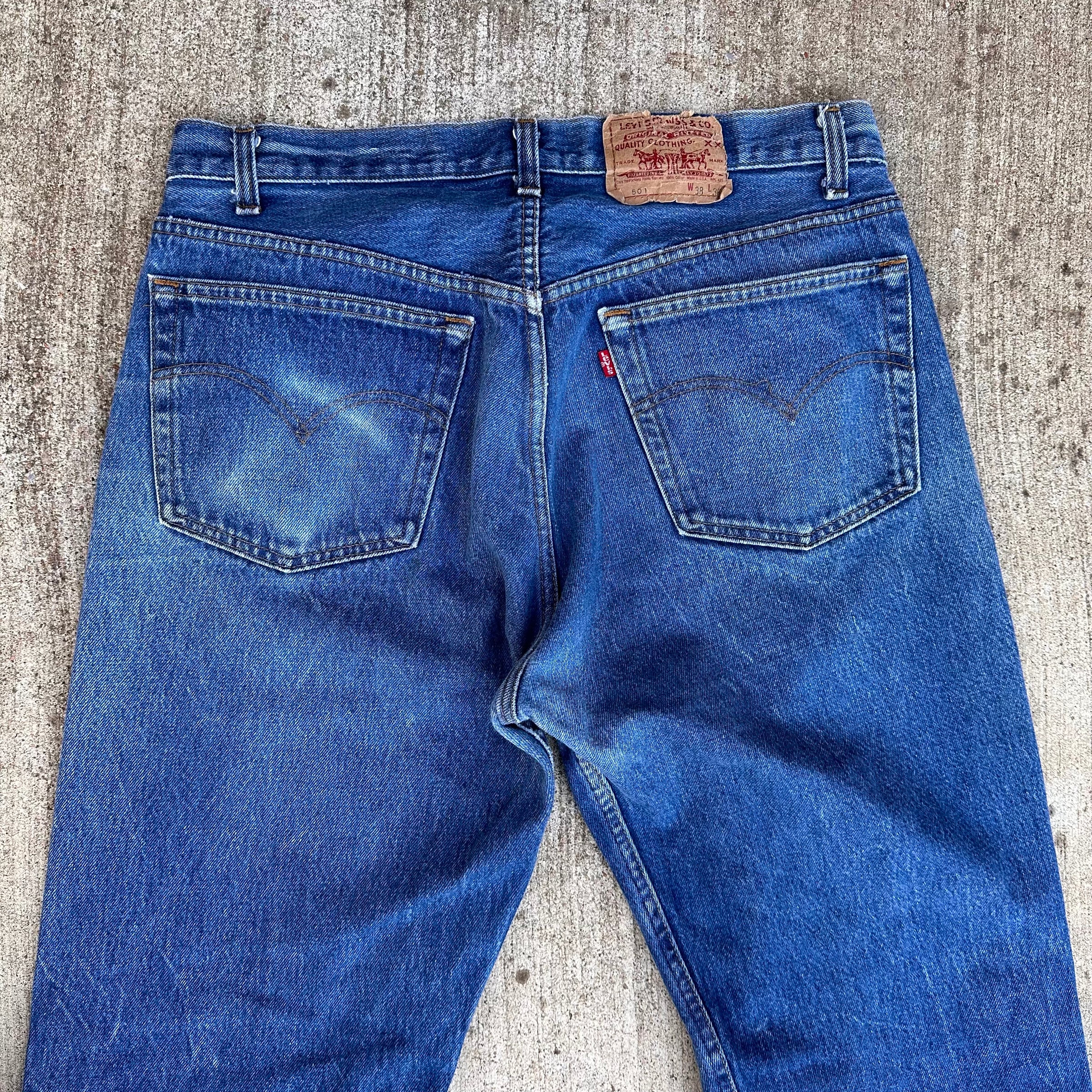 1980’s Levi’s 501 Denim Jeans 34” x 32”