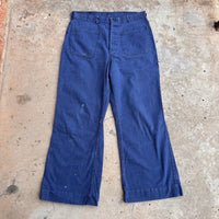 1950’s/60’s US Navy Denim Trousers 34” x 29”