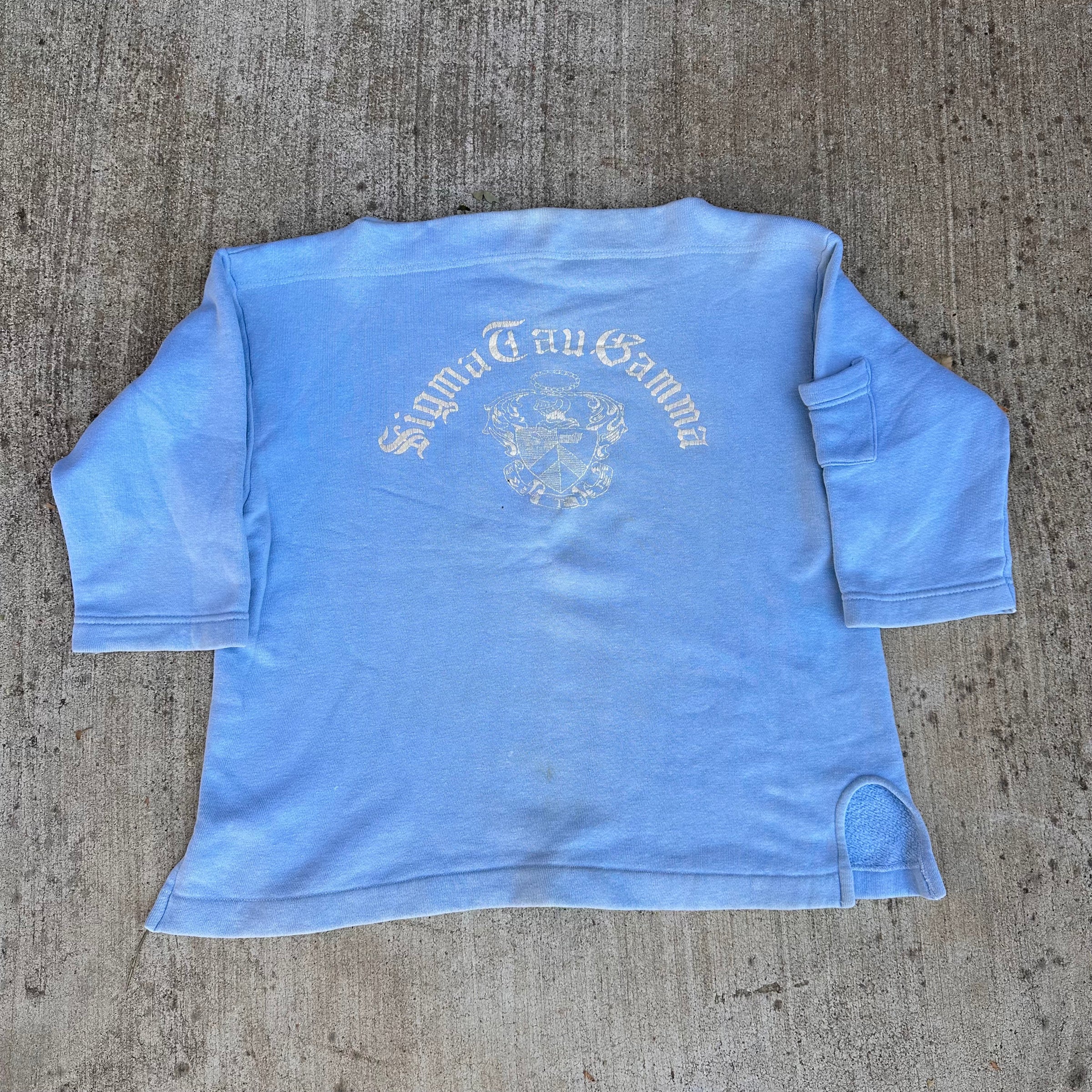 1950’s Champion Running Man Boatneck Sweatshirt Tagged Large