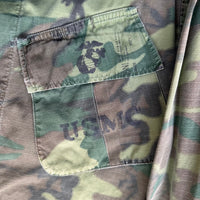 1960’s Vietnam War Lime Green ERDL Jungle Jacket Small Regular