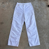 1960’s/70’s Lee White Carpenter Pants 28” x 28”