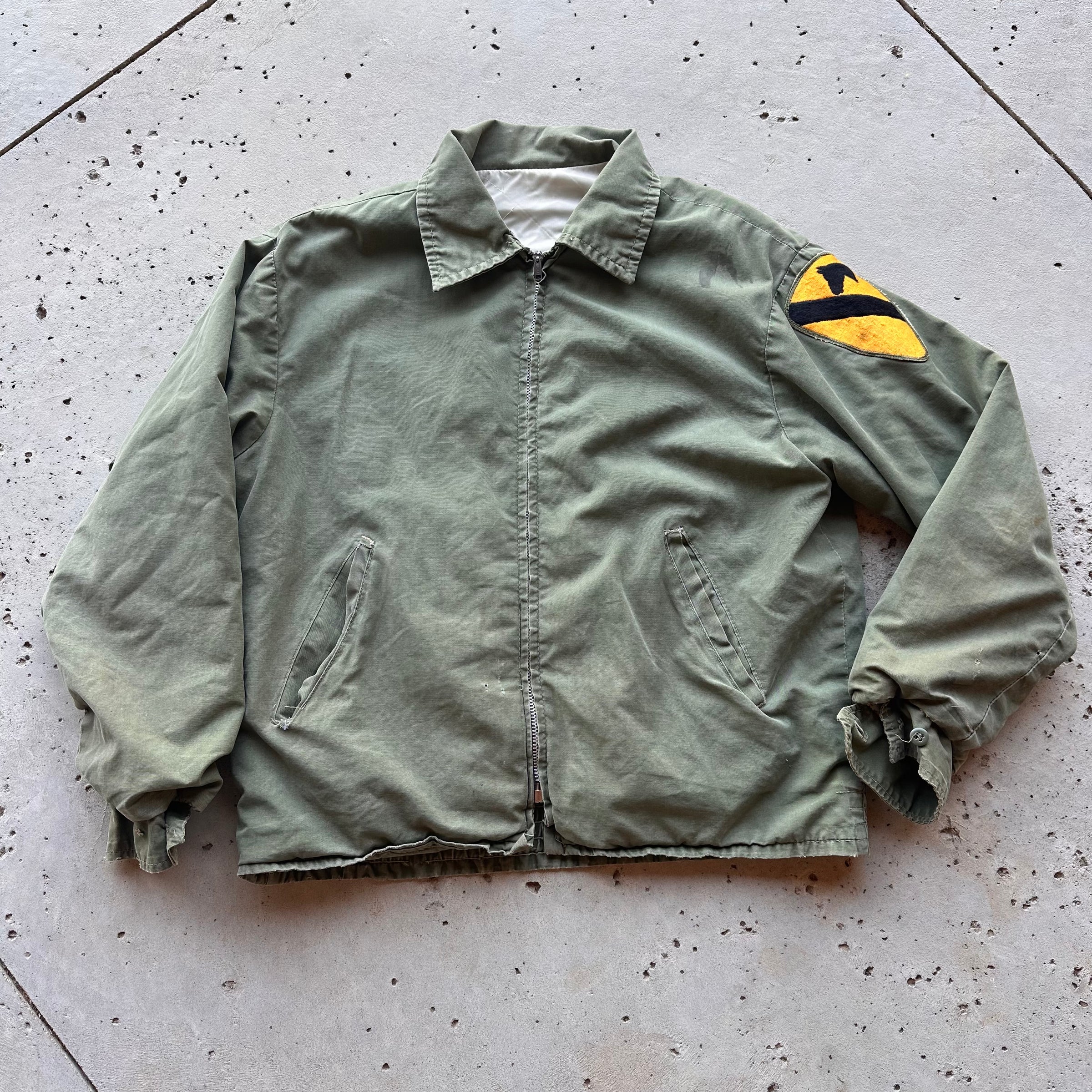 1950’s Tailor Made Patched 2nd Cav Quilted Jacket Medium
