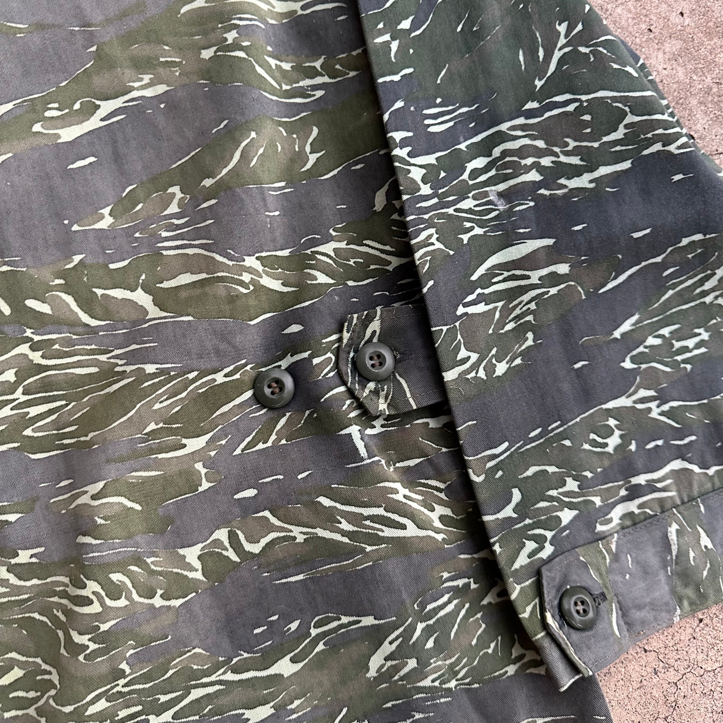 1970’s Post War Thai Tiger Stripe Camo Jacket