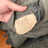 Early 1960’s Reversible MA-1 Flight Jacket 25” Chest