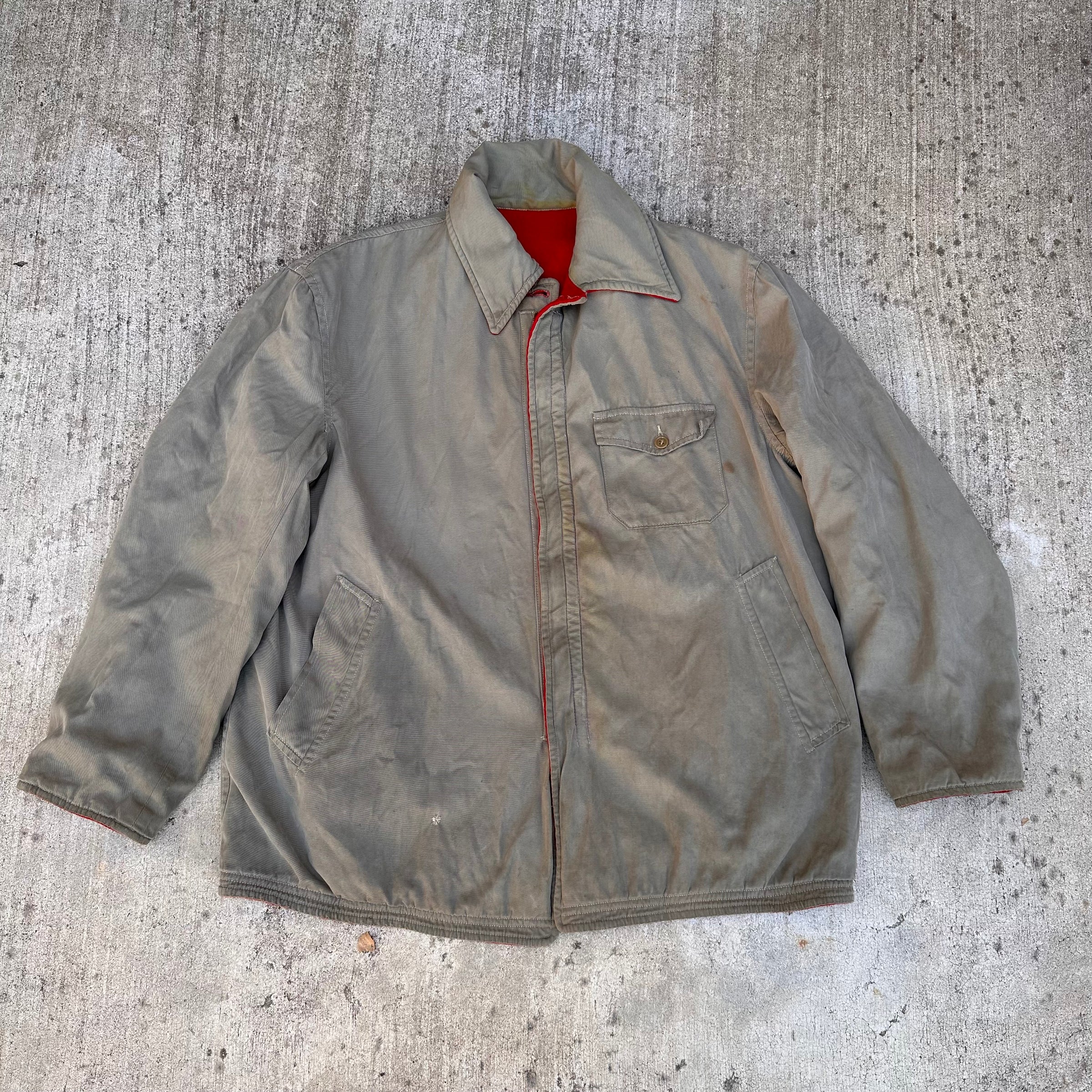 1940’s/50’s Dewey’s Sport Shop Reversible Wool Lined Cotton Jacket Large