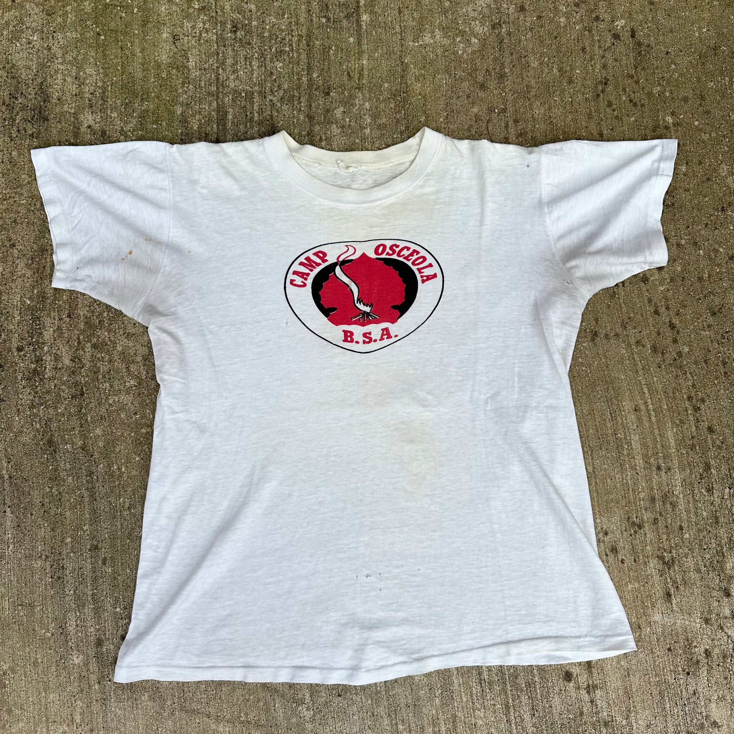1960’s Camp Osceola Boy Scout T-Shirt Large