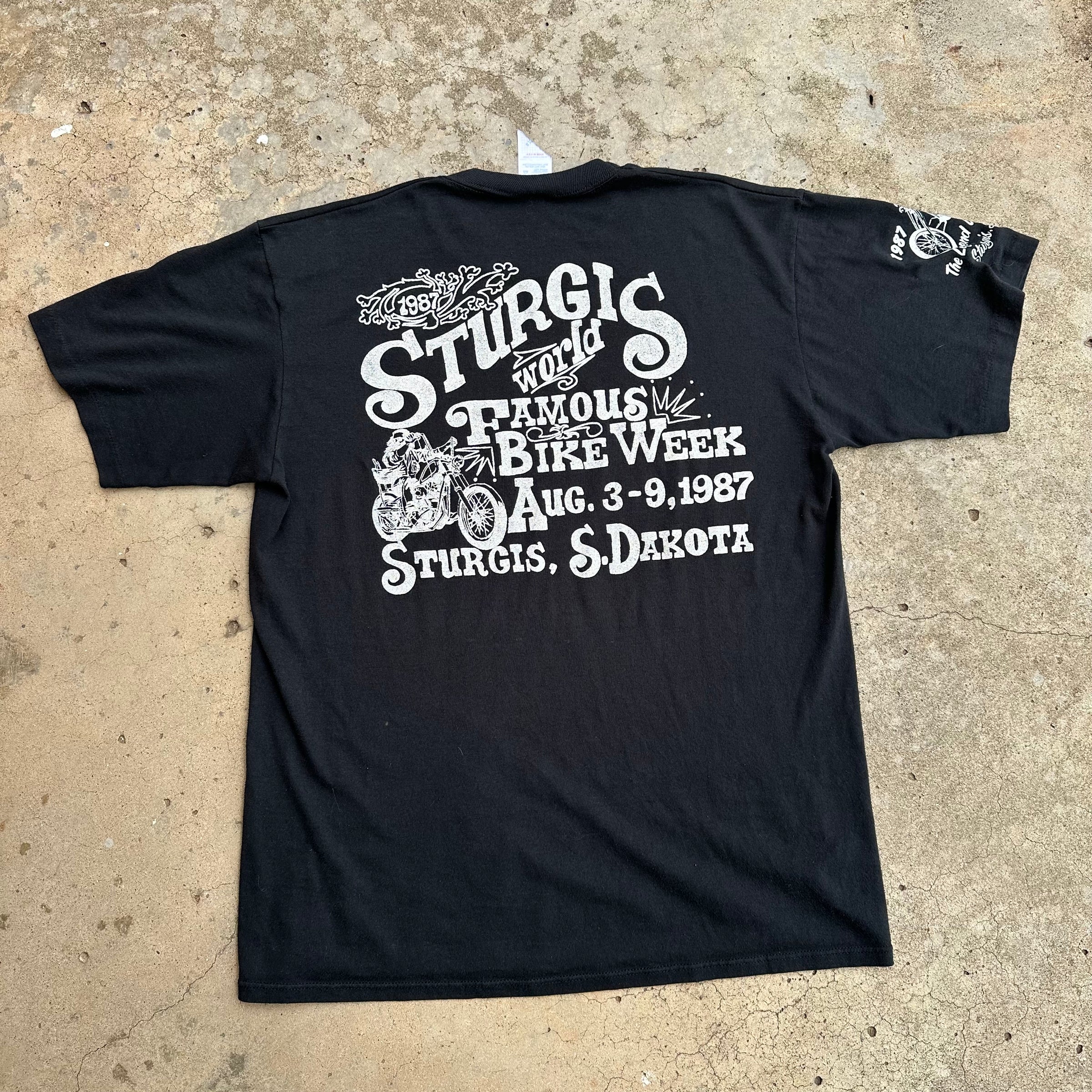 1987 Sturgis Bike Week T-Shirt Large