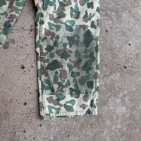 1960’s Duck Hunter Camo Pants 30” Waist