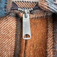 1950’s Mackinaw Woolens Plaid Wool CPO Flannel Jacket M/L