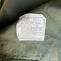 1960’s Vietnam War Mint Patched Poplin Jungle Jacket Medium Long