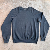 1990’s Black Raglan Crewneck Sweatshirt Large