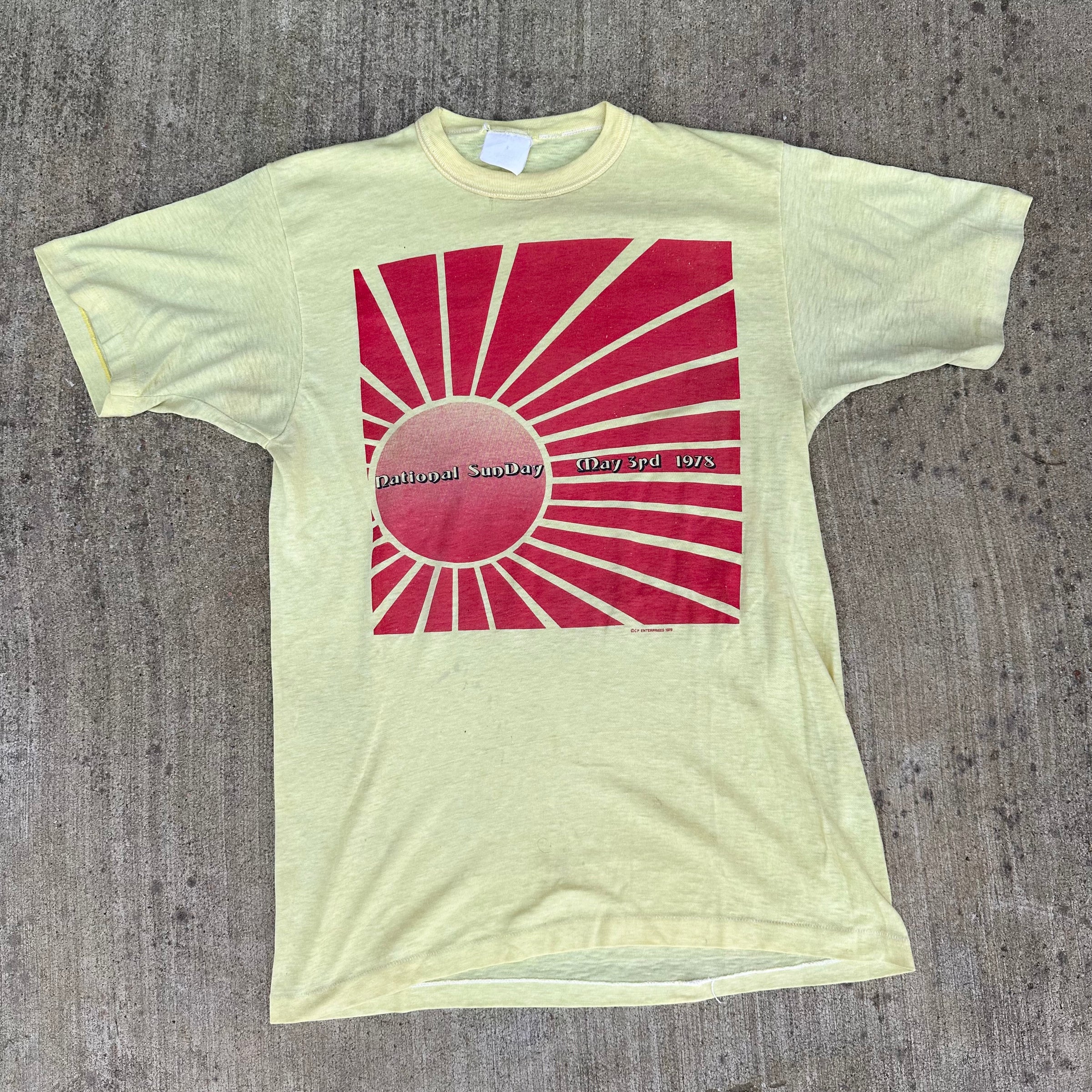 1978 National Sun Day T-Shirt Small