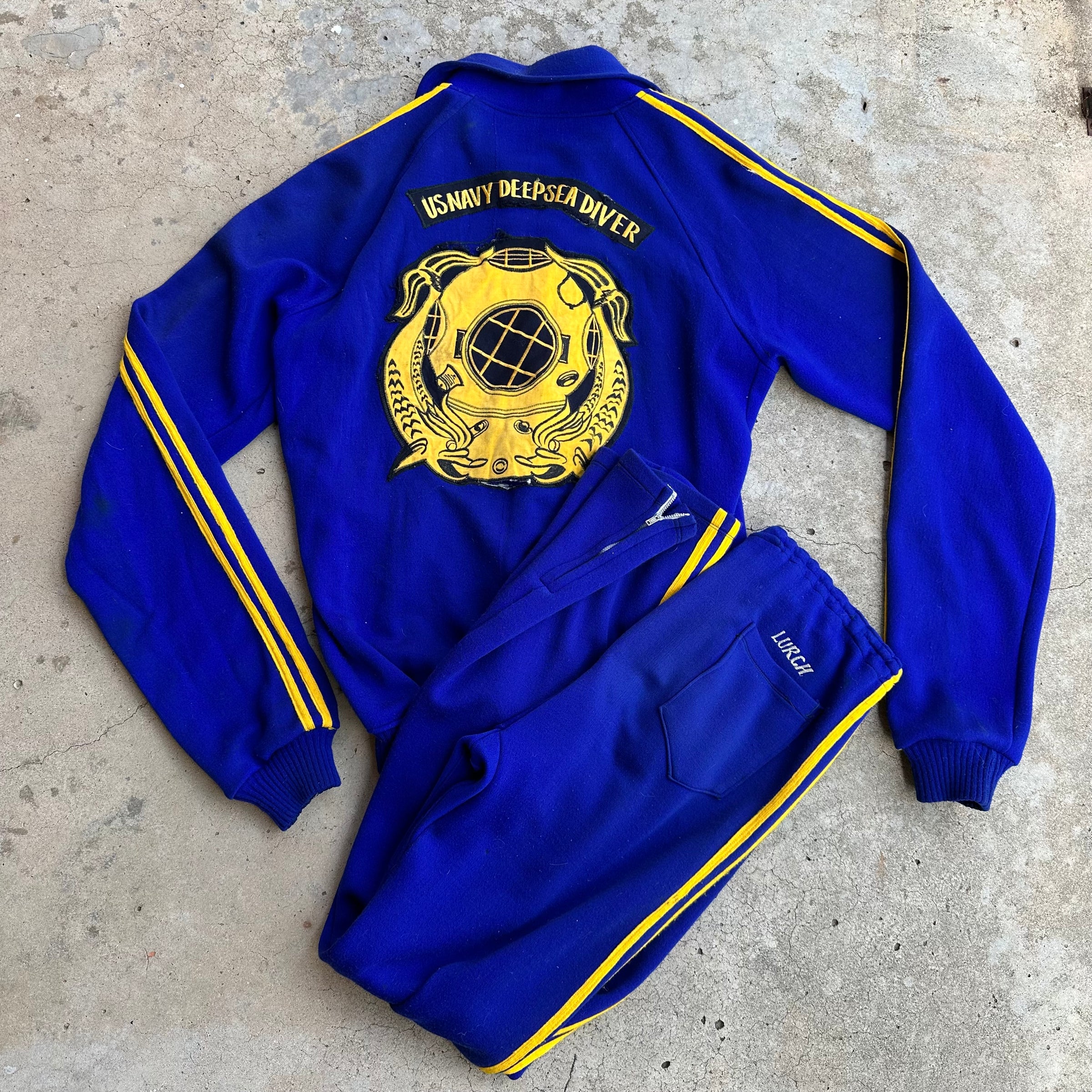 1970’s/80’s US Navy Deep Sea Diver Souvenir Tracksuit