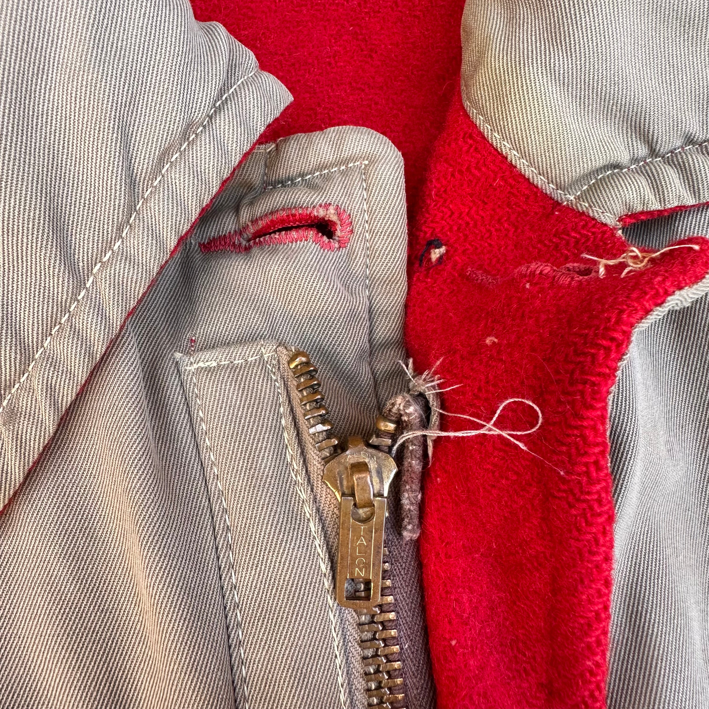 1940’s/50’s Dewey’s Sport Shop Reversible Wool Lined Cotton Jacket Large