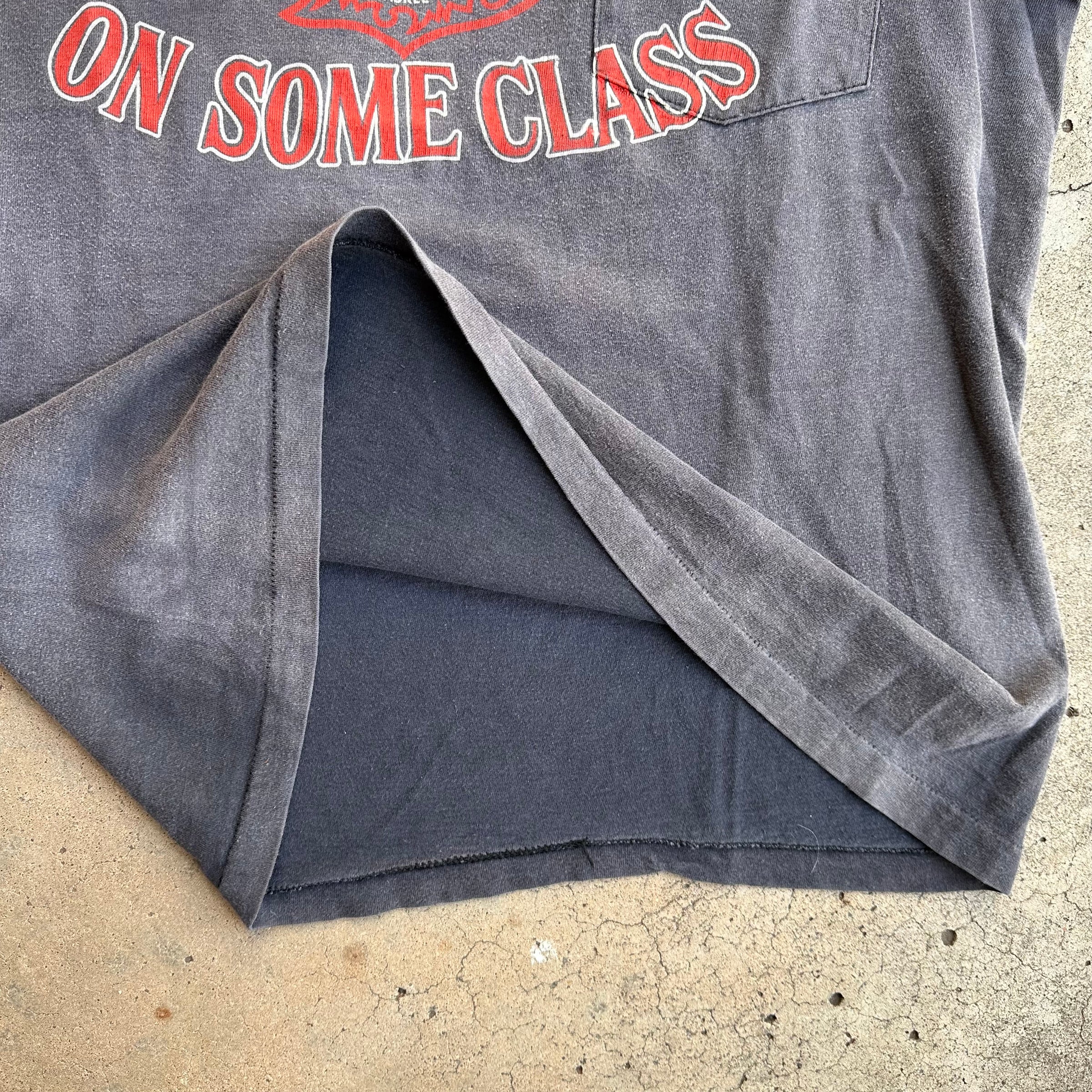 1970’s/80’s “Put Your Ass On Some Class” Harley Davidson T-Shirt Large