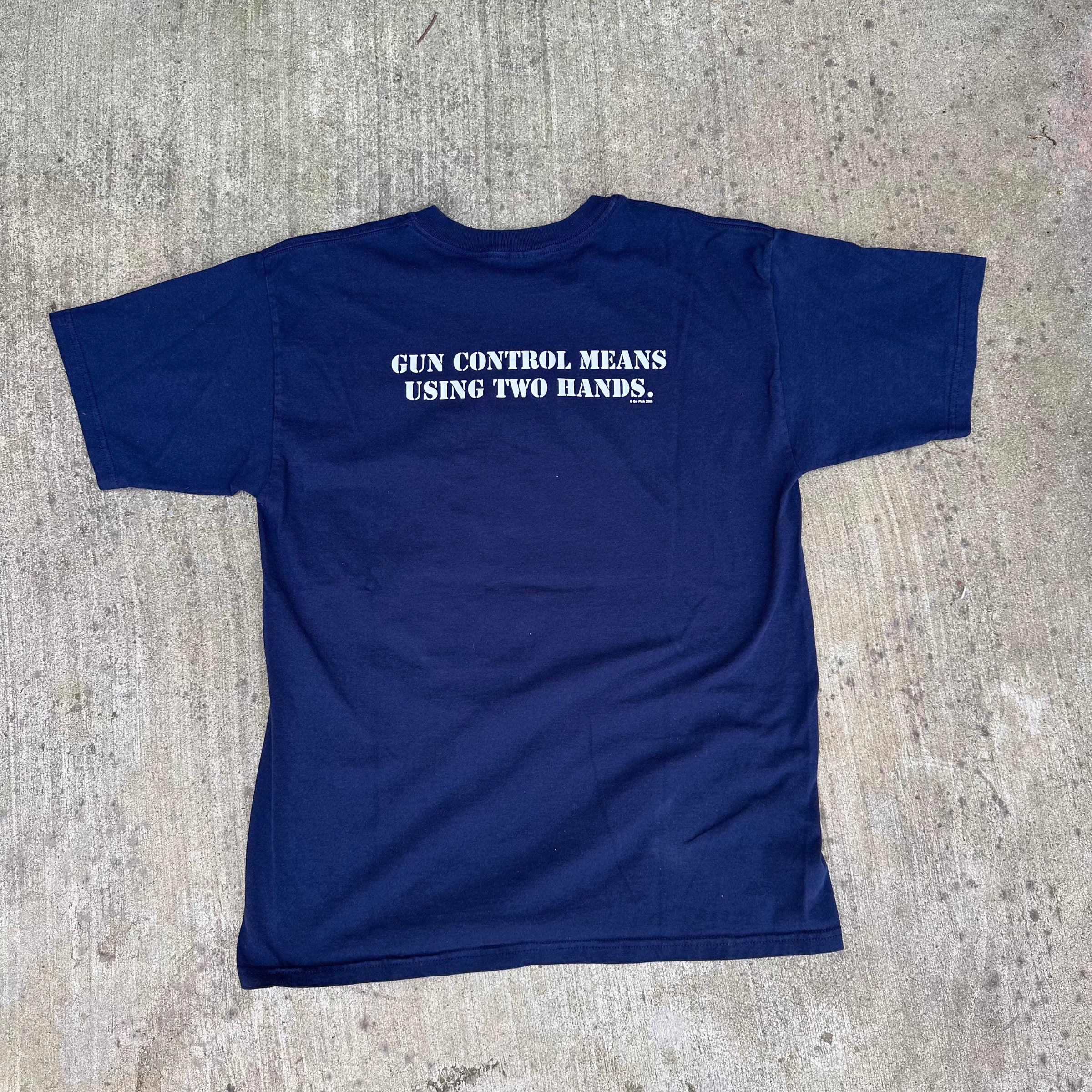 2000’s Gun Control Revolver T-Shirt Large