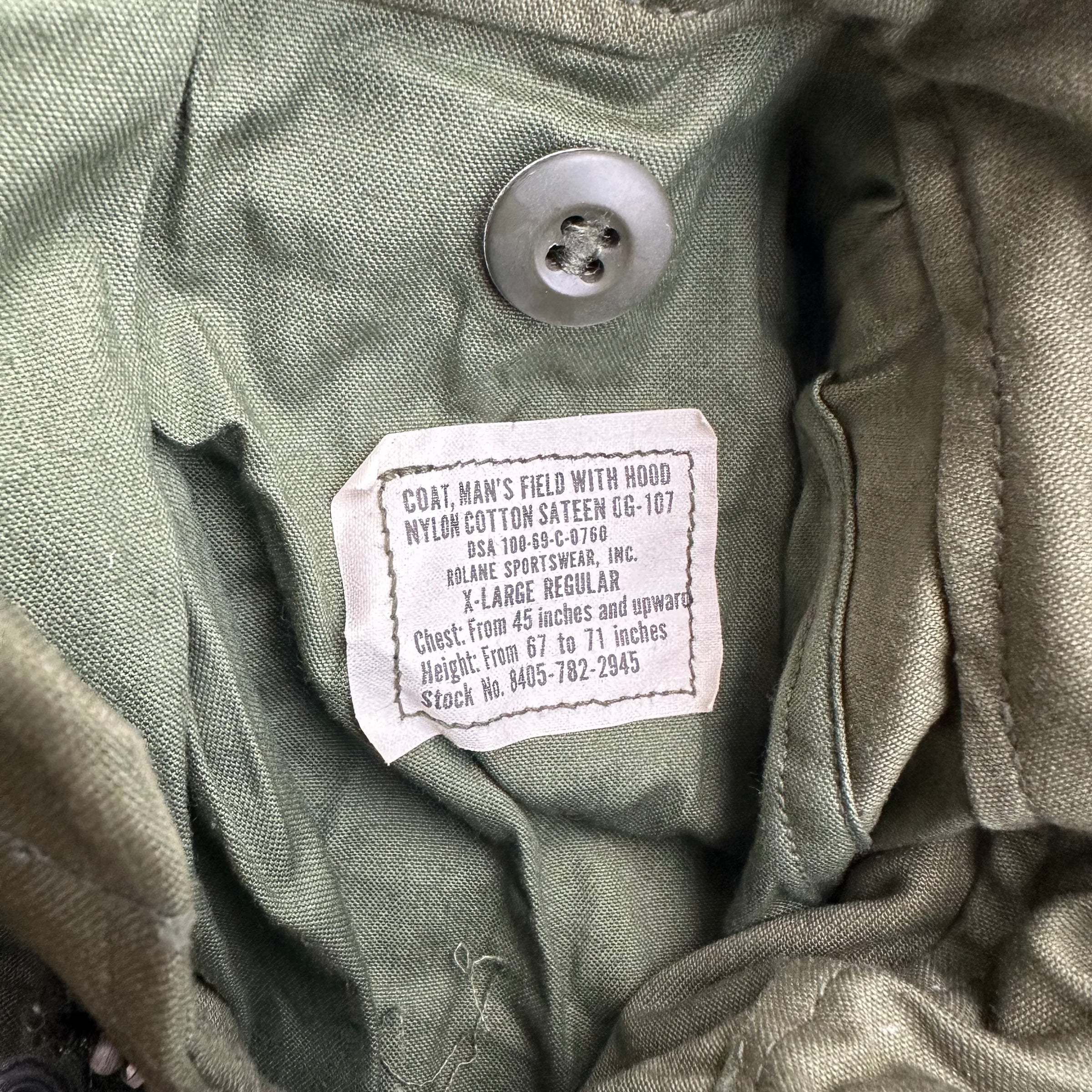 1960’s Deadstock M-65 Field Jacket XL