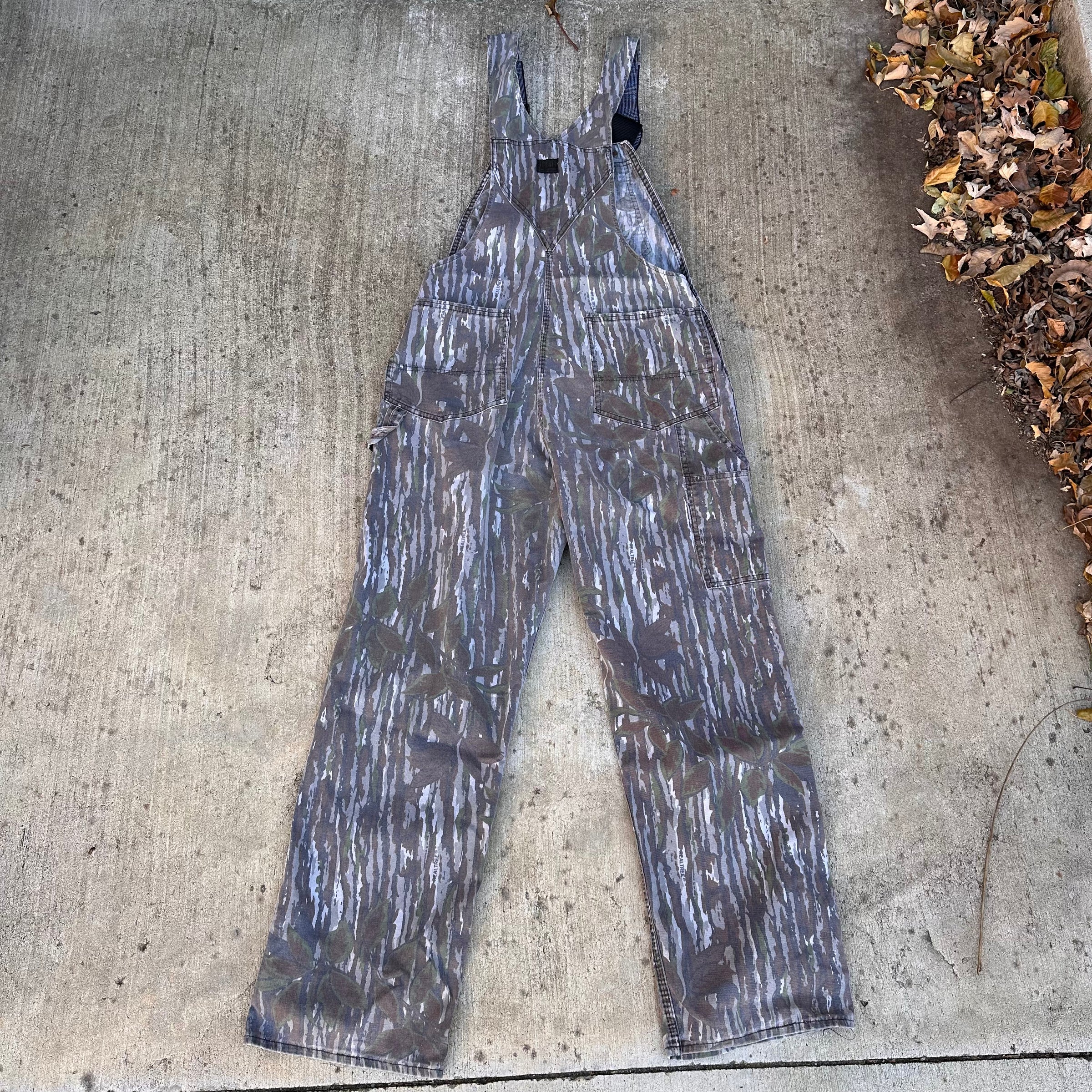 1990’s Liberty Real-Tree Camo Double Knee Overalls 34” x 30”