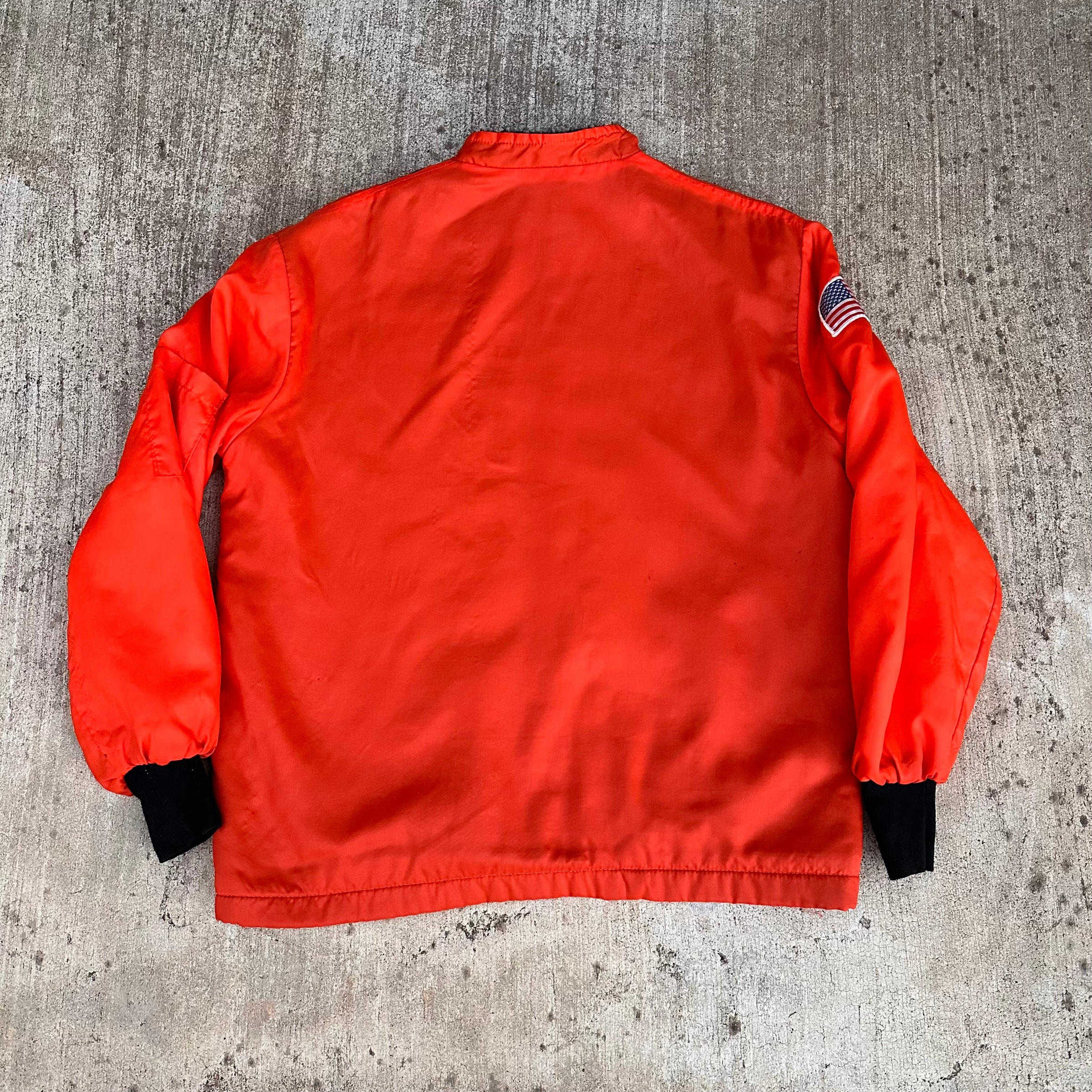 1970’s/80’s Fleece Lined Nylon Racing Jacket Large