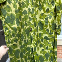 1950’s Tailor Made Coveralls from WWII Camo Parachute XL