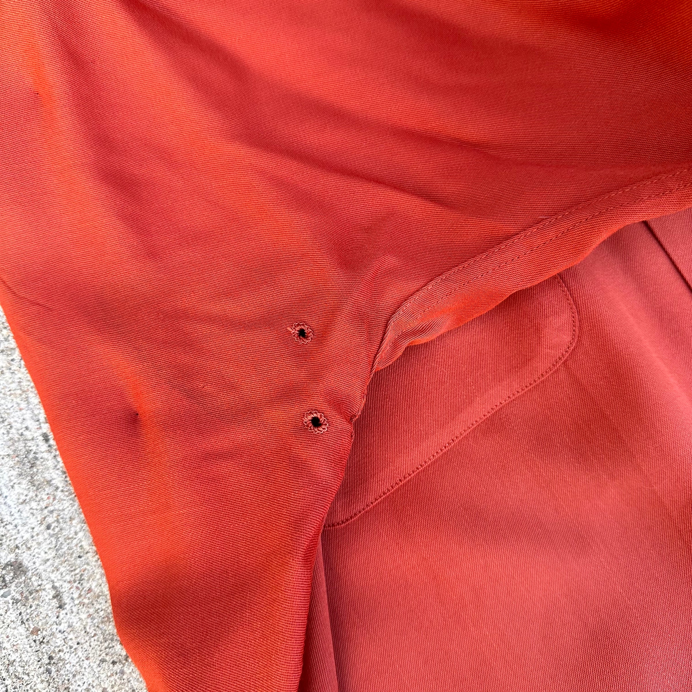 1940’s/50’s Puritan Swingster Embroidered Gabardine Shirt XL