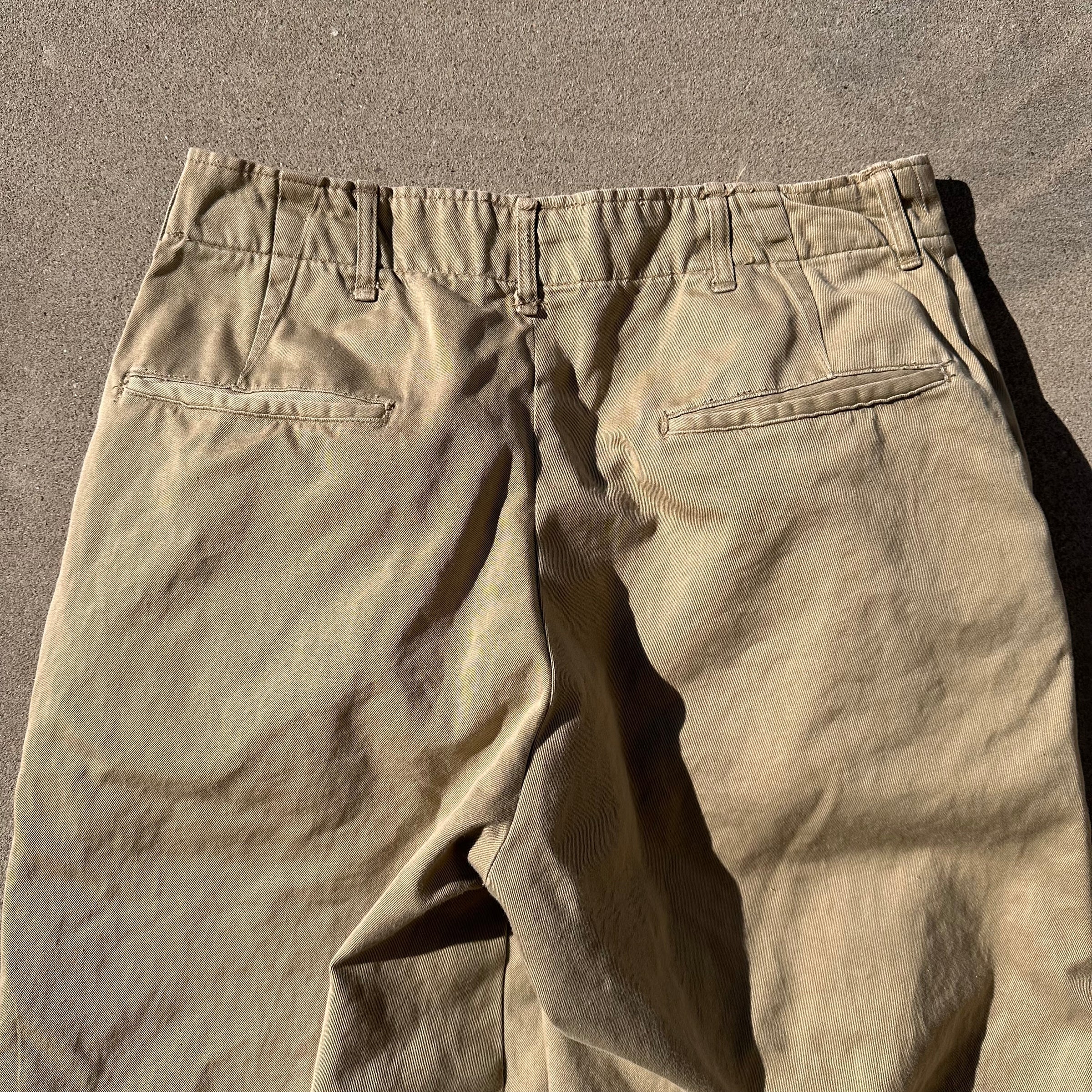1940’s WWII US Army M-45 Khaki Pants 30” x 29”