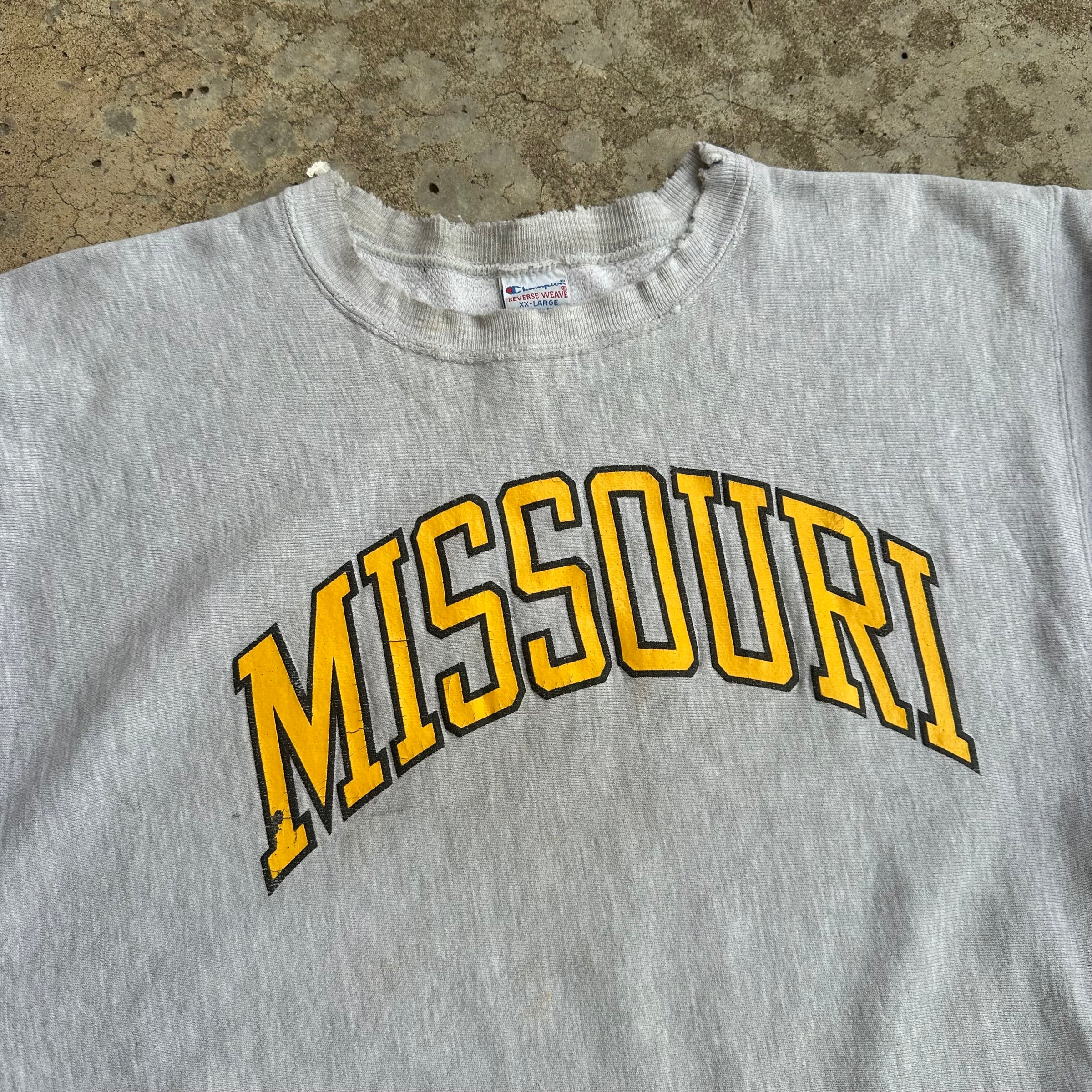 1990’s Missouri Champion Reverse Weave Crewneck Sweatshirt XXL