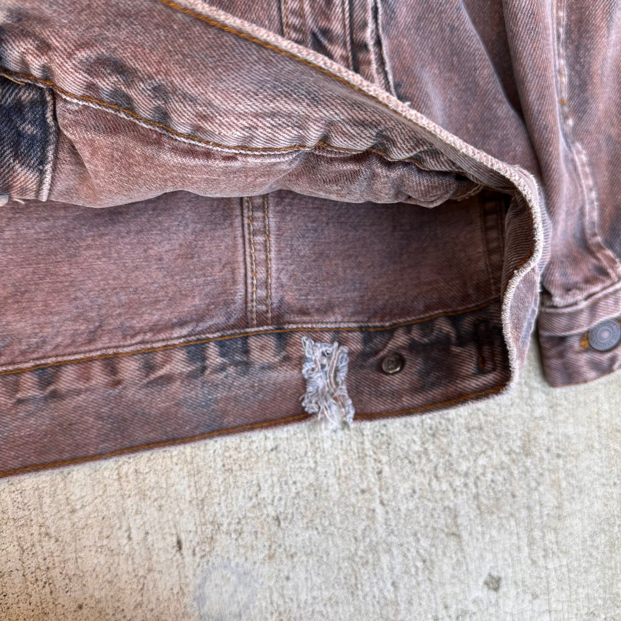 1980’s Overdyed Levi’s Denim Trucker Jacket 23” Chest