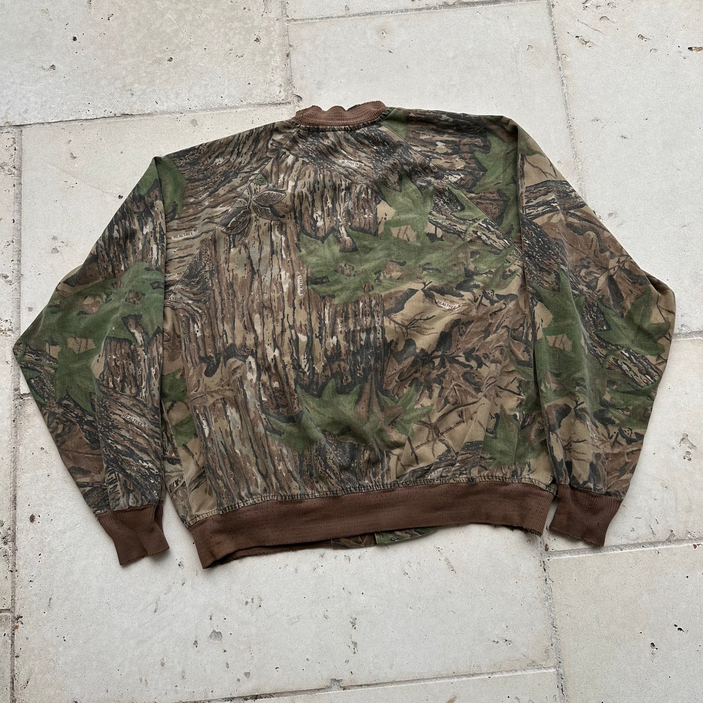 1980’s Spartan Real-Tree Camo Hunting Bomber Jacket XXL
