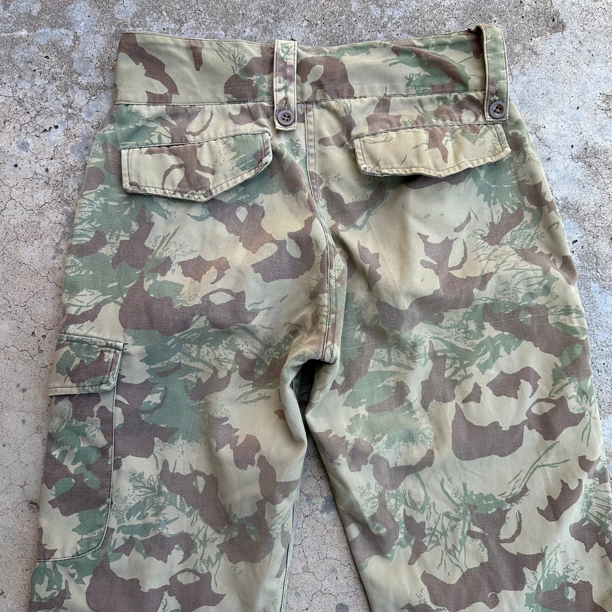 1980’s South African 2nd Pattern Police Camo Pants 32” Waist