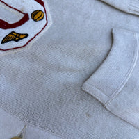 1950’s/60’s Patched Indian Head Letterman Cardigan Sweater Size 46