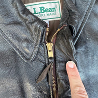 1980’s LL Bean A-2 Style Leather Jacket Size 42