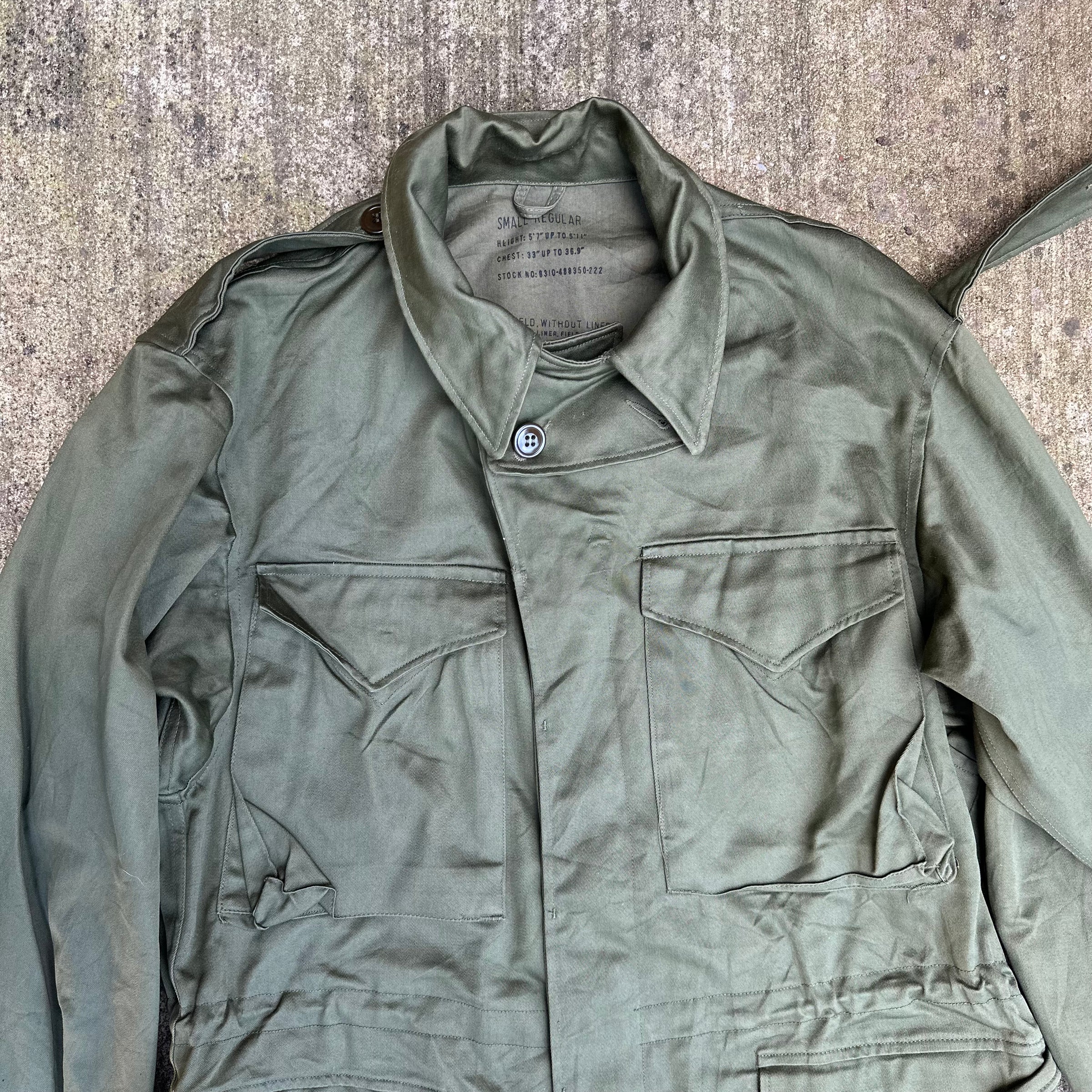 1950’s Deadstock US Military M-1950 Field Jacket Small Regular