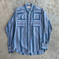 1950’s Thunderbird Rayon Pearl Snap Western Shirt Small