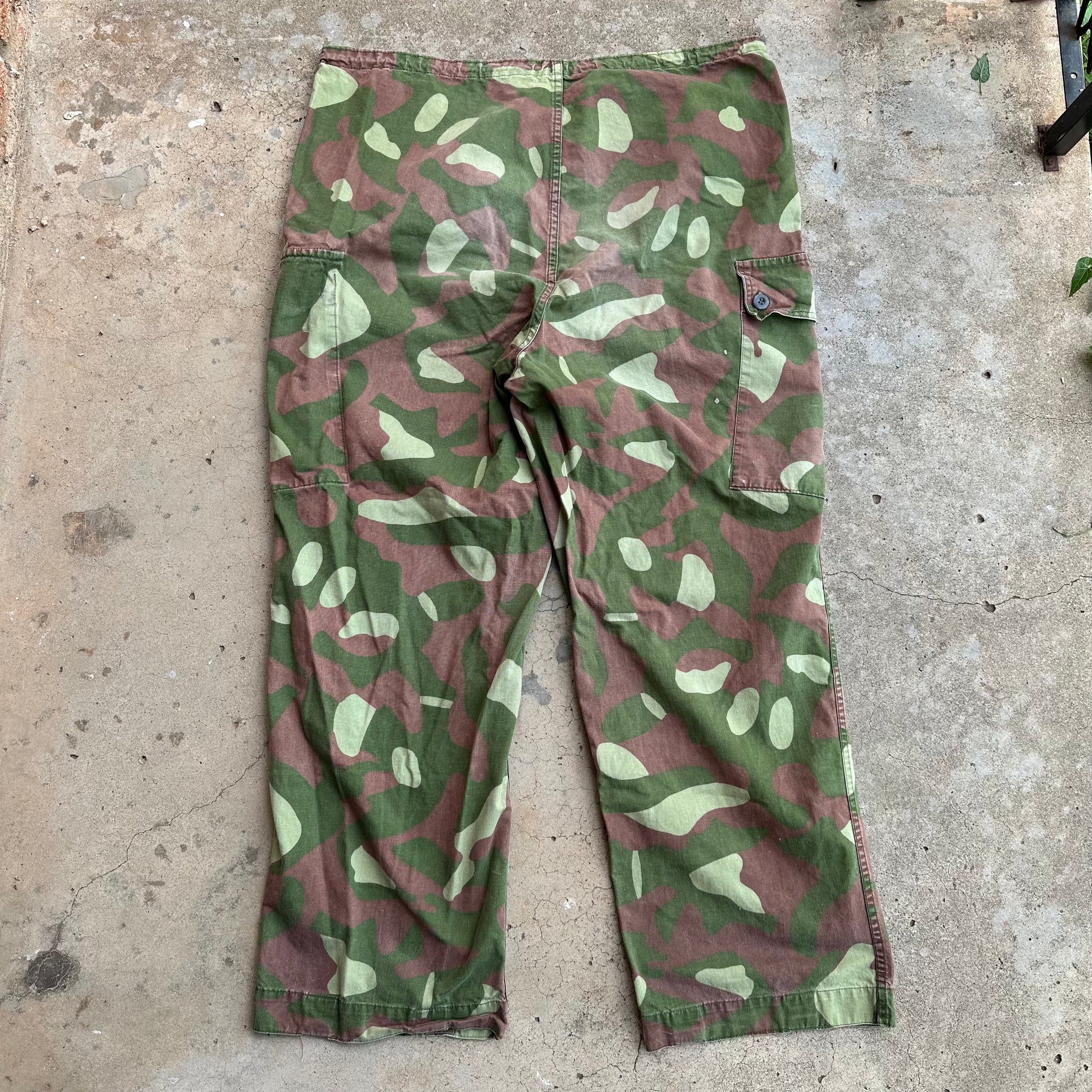 1980’s Finnish M62 Reversible Camo Pants 32” - 41” Waist